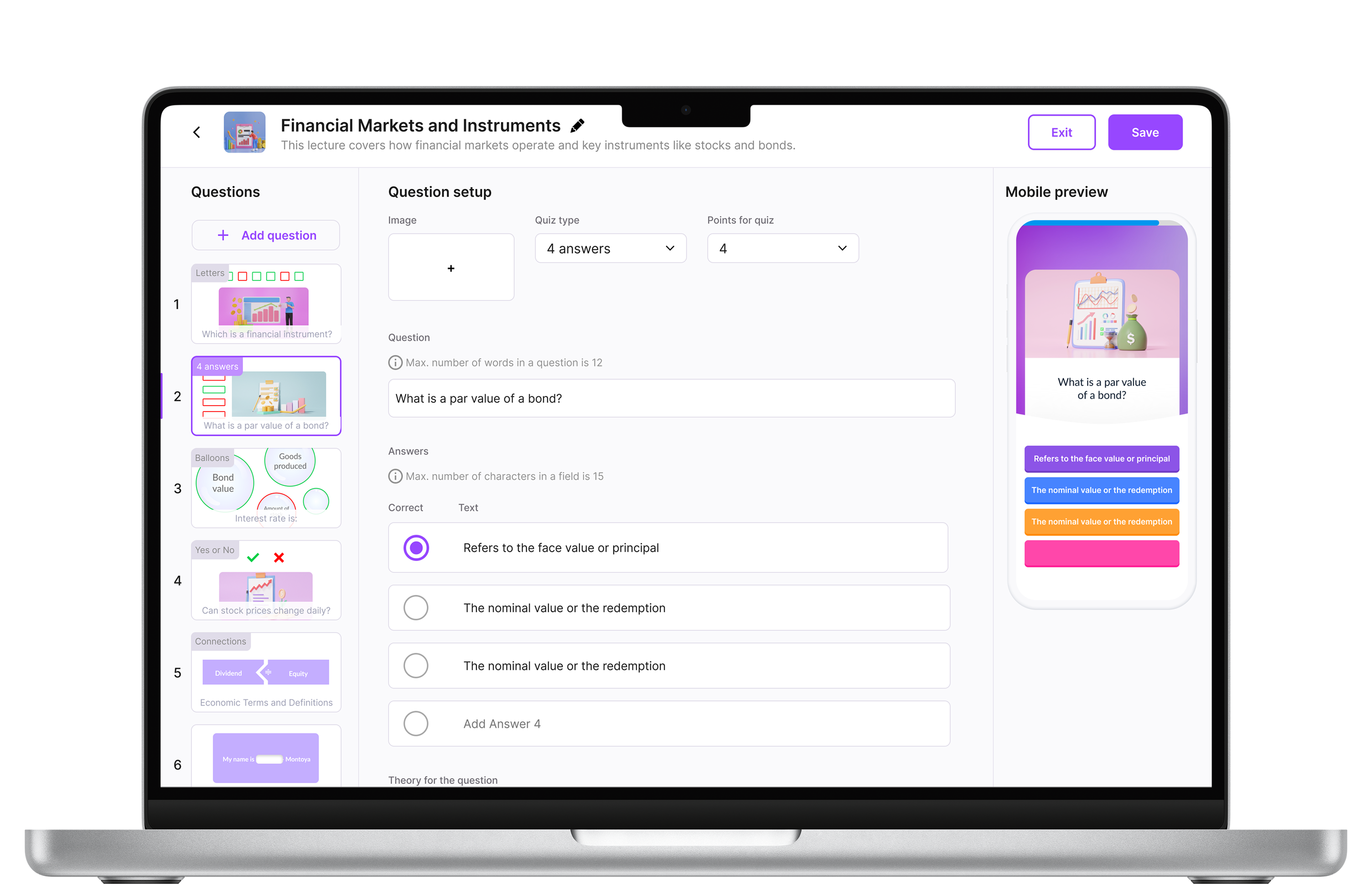 Macbook with Omnia interface
