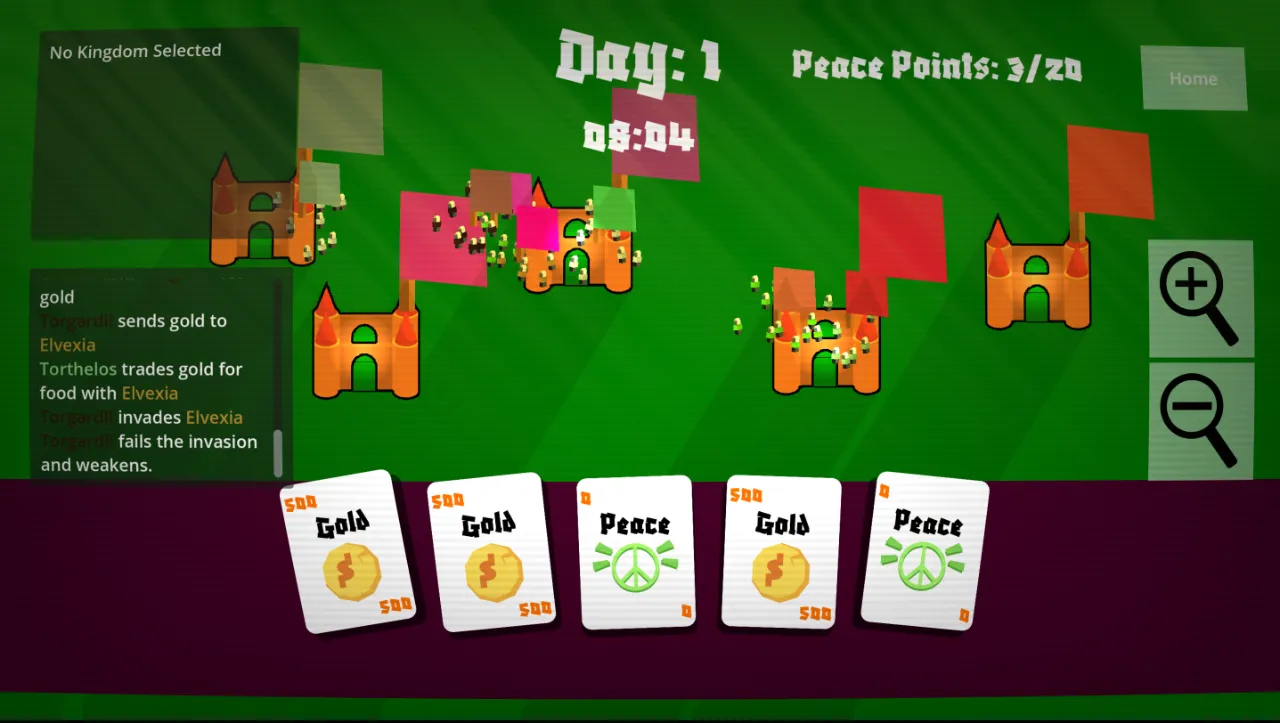 Cards of Peace game.
