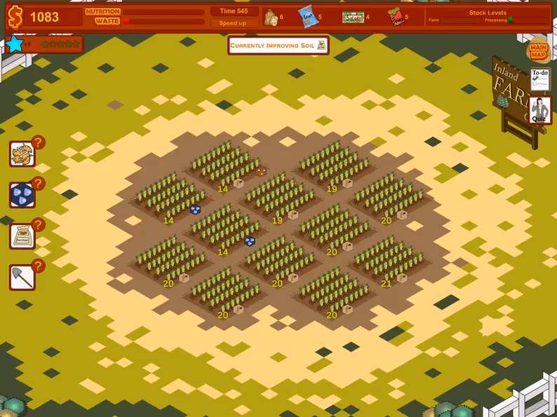 Farm to Fork Game UI