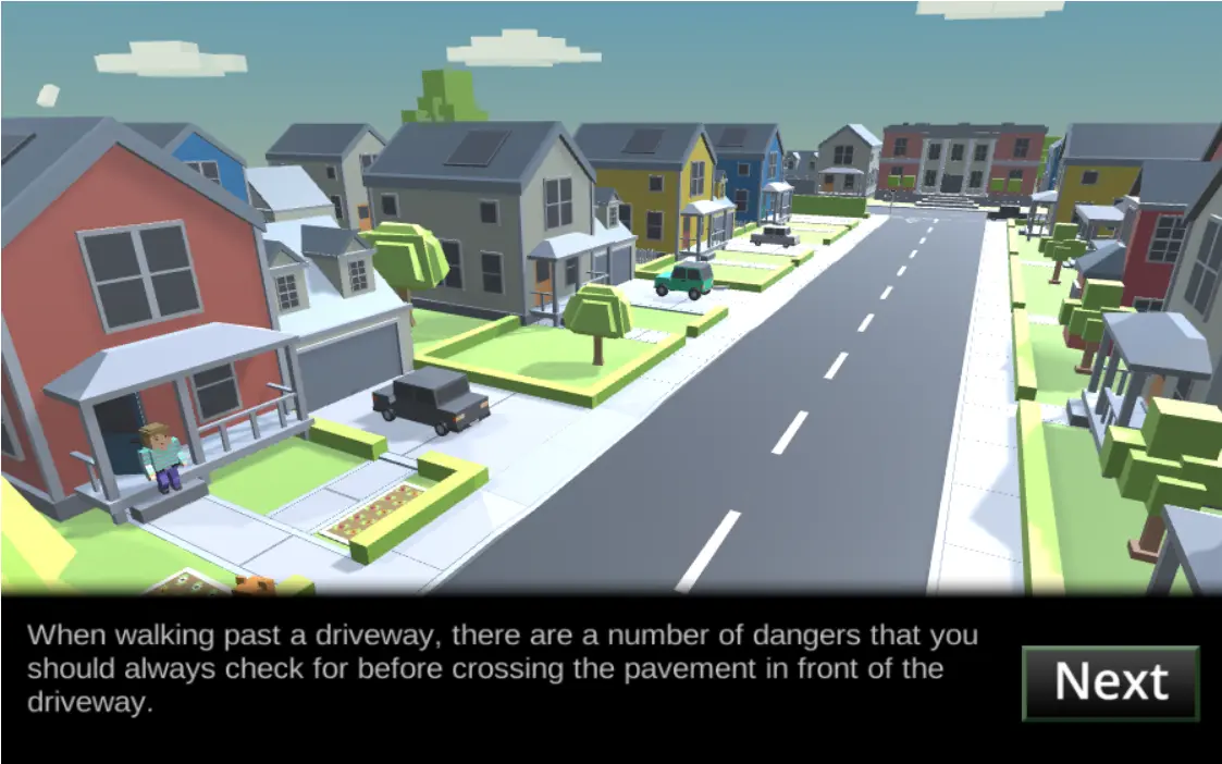 Digital Road Safety game screenshot