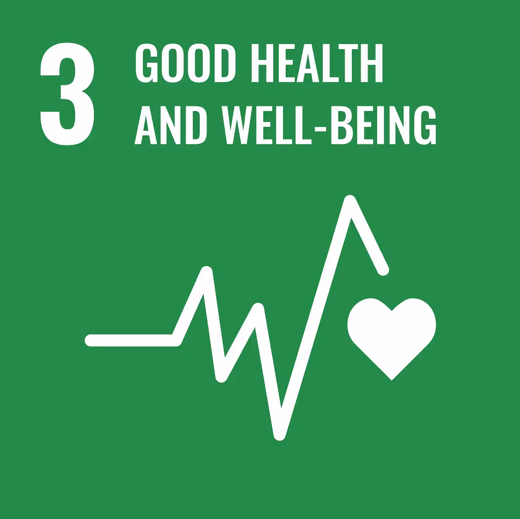 Sustainable Development Goal 3: Good Health and Well-being icon