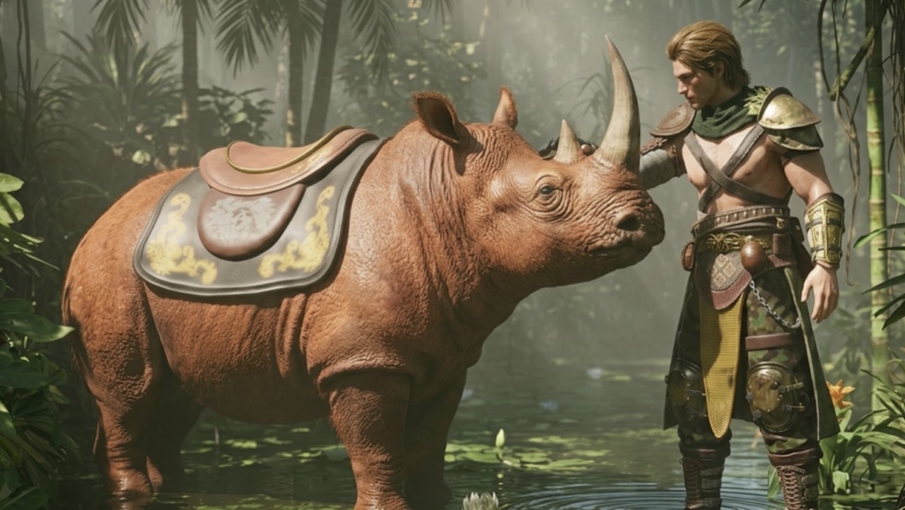 Rhino 14 character design