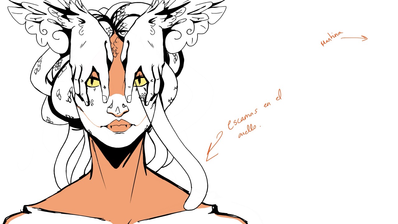 Medusa character design