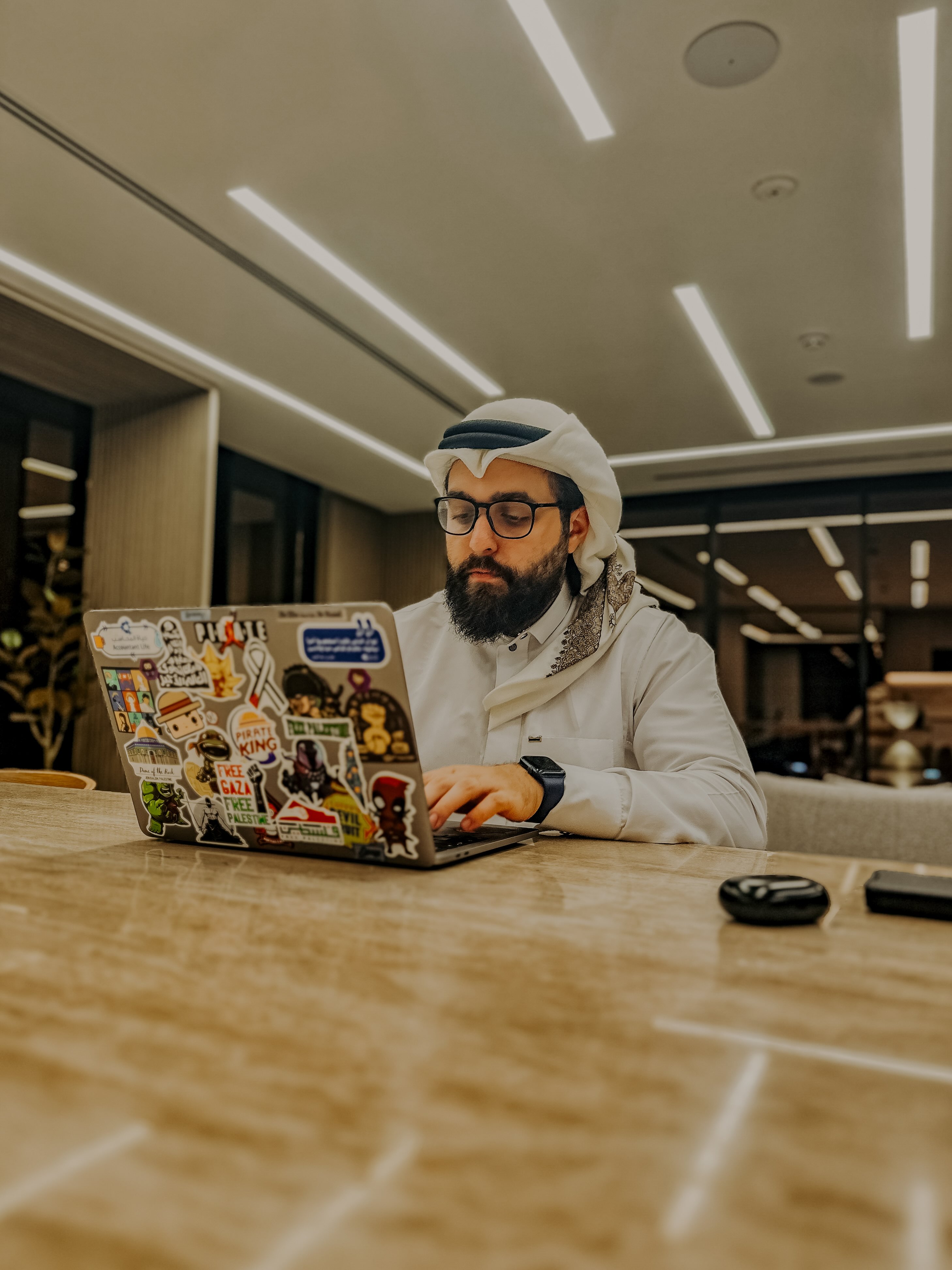 Ibrahim Shareef preparing Barakah Blueprint episode.