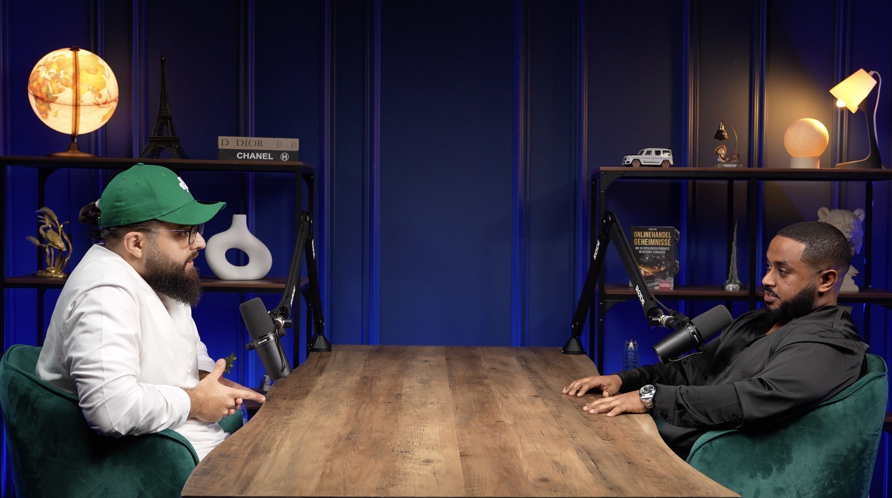 Ibrahim Shareef in discussion with guest on the Barakah Blueprint