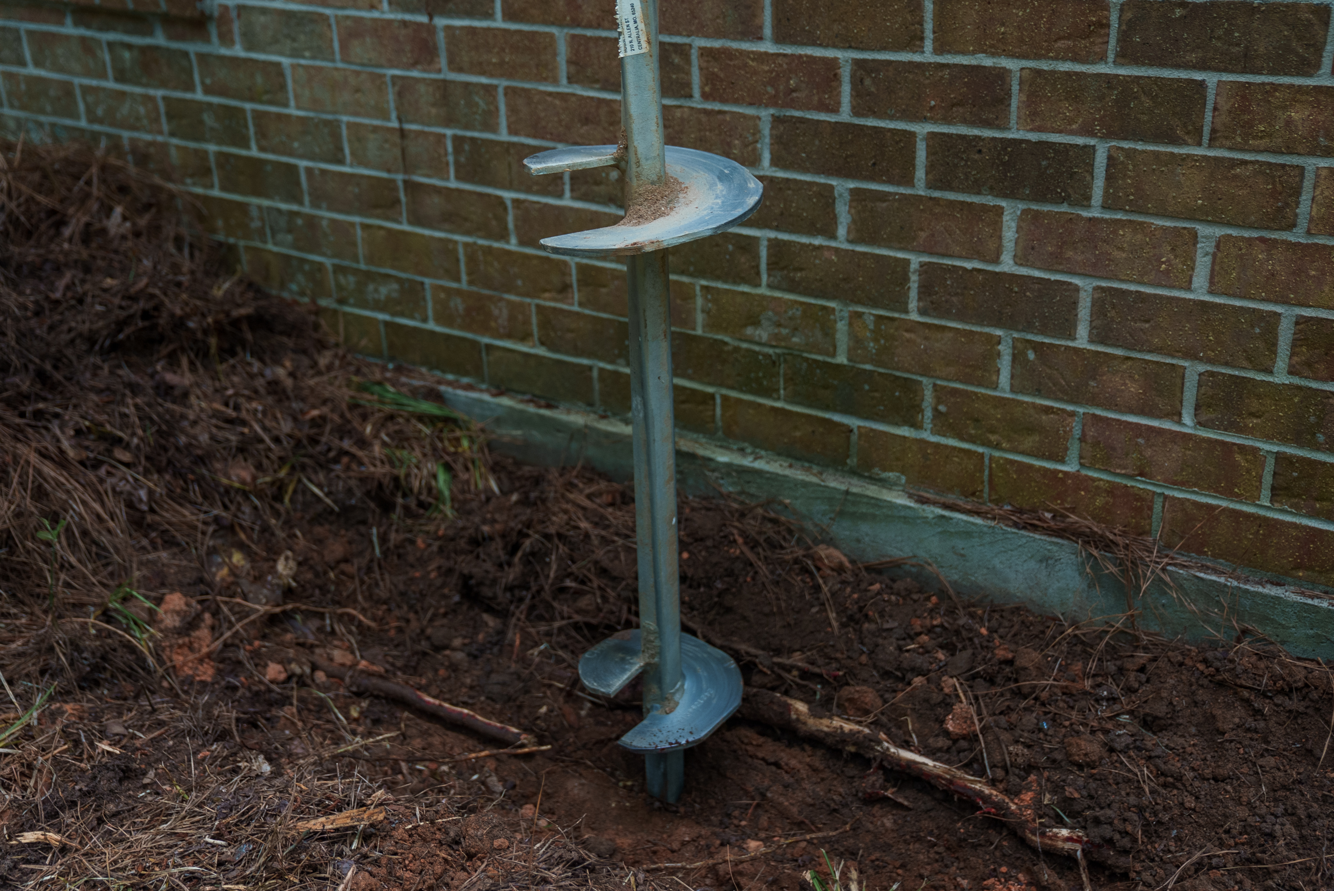 Foundation repair and drainage system work