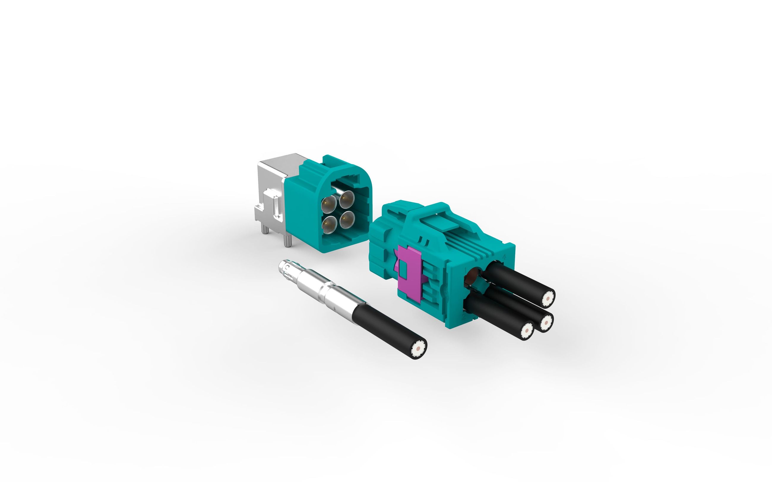 Mini-FAKRA Connector and Assembly