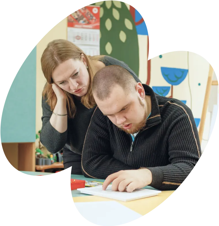 Autism support mentoring session photo