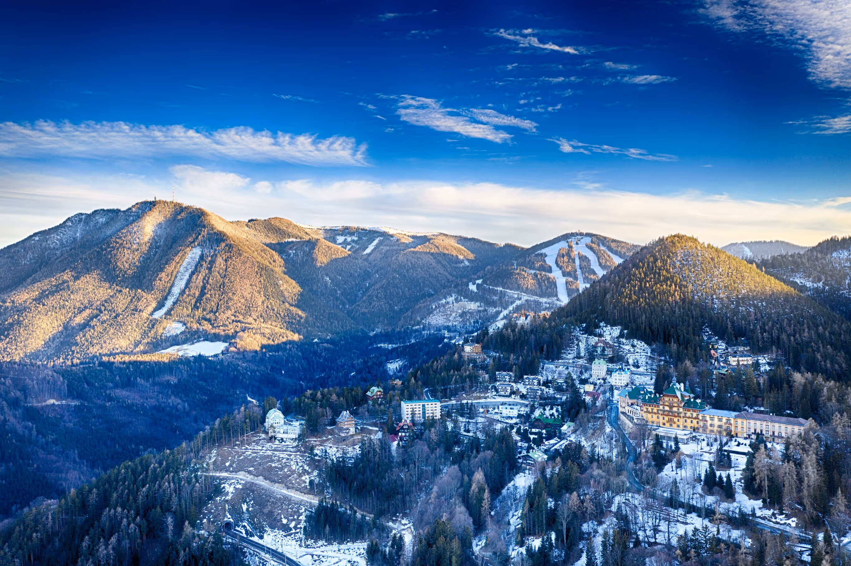 Der traditionsreiche Skiort Semmering.