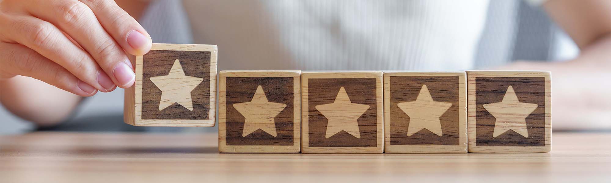 Blocks with stars denoting Marsons Solicitors success