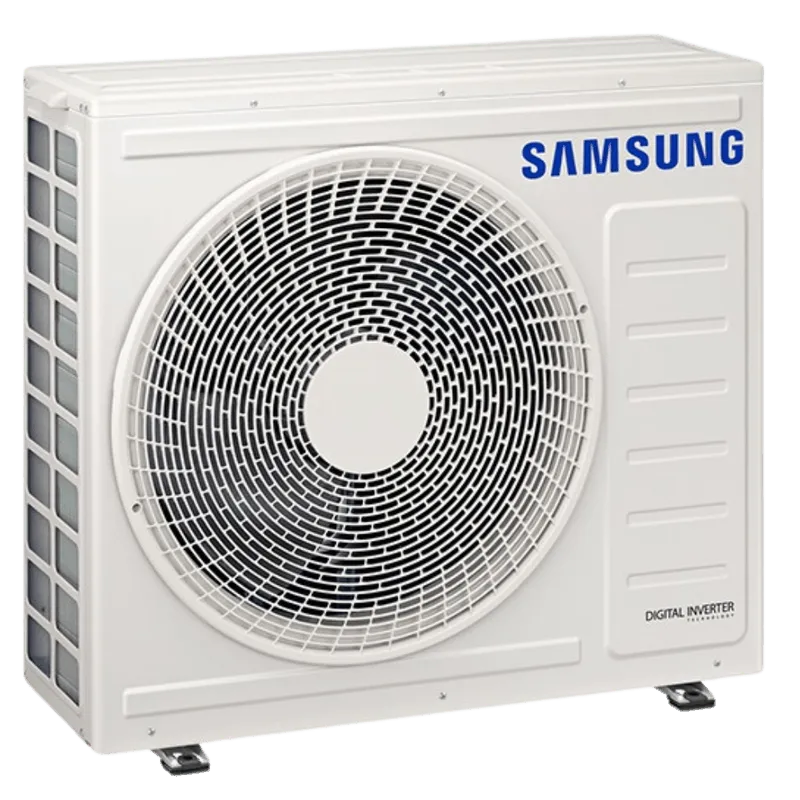 a white device with a circular fan