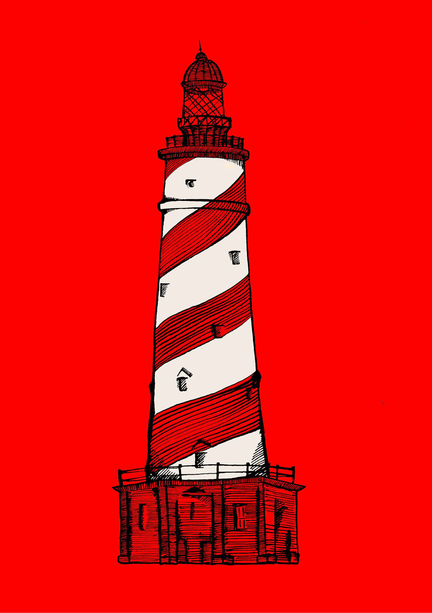 Lighthouse print