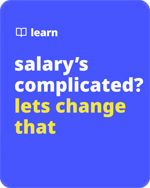 sakary's complicated? lets change that illustration for salaryse learn 
