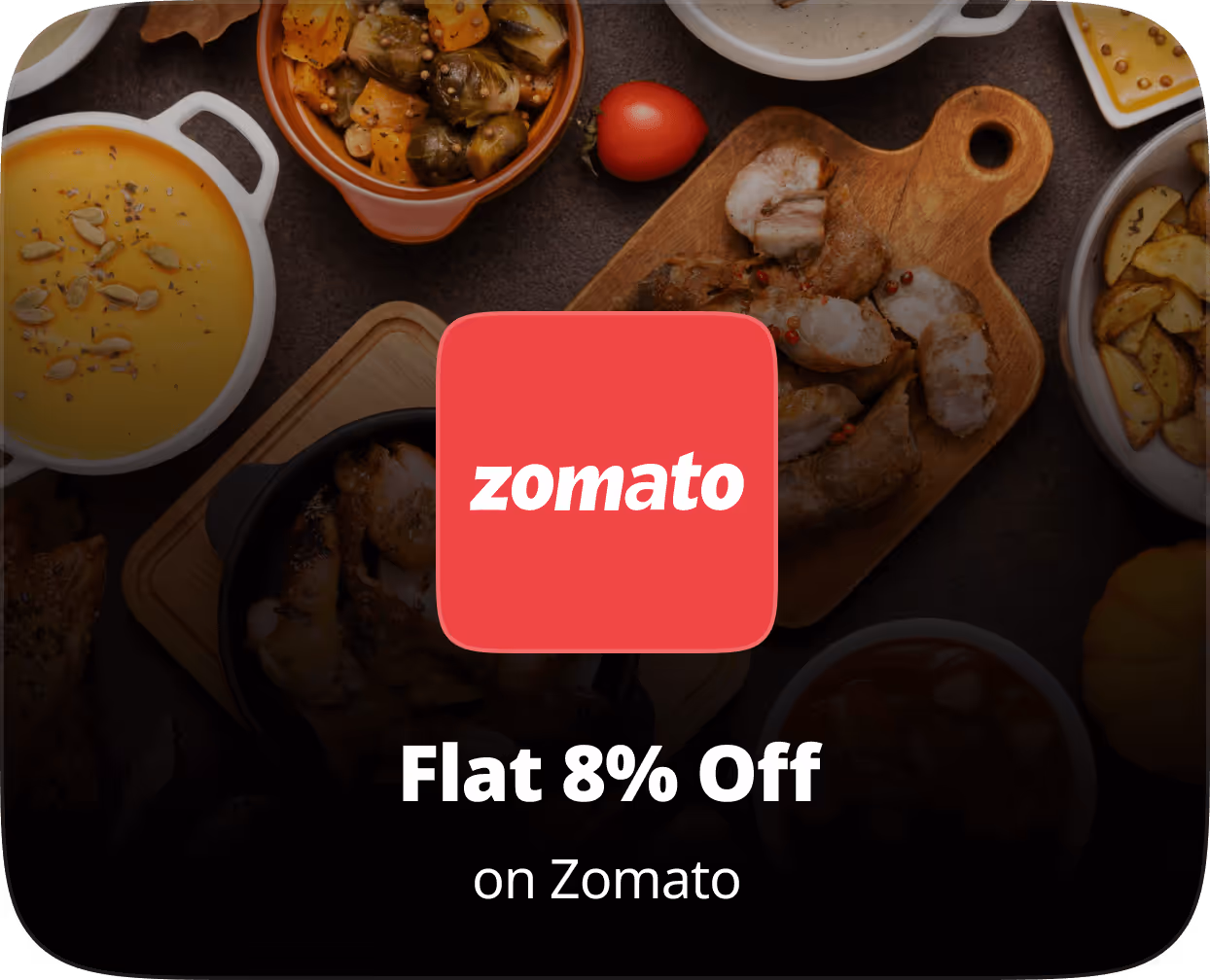 SalarySe exclusive food offer – Flat 8% Off on Zomato orders, giving salaried professionals savings on meals and food delivery.