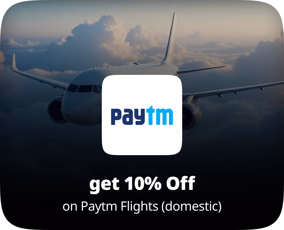 SalarySe travel deal – Get 10% Off on Paytm domestic flights, helping salaried professionals save on airfare and bookings.