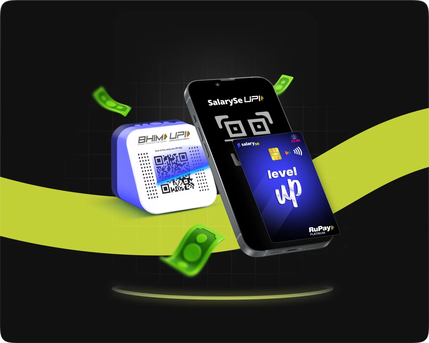 Pay on SalarySe UPI with the Level UP card