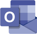 Microsoft Outlook logo featuring a stylized letter O and envelope.