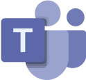 Microsoft Teams logo consisting of a stylized 'T' and abstract people icons.