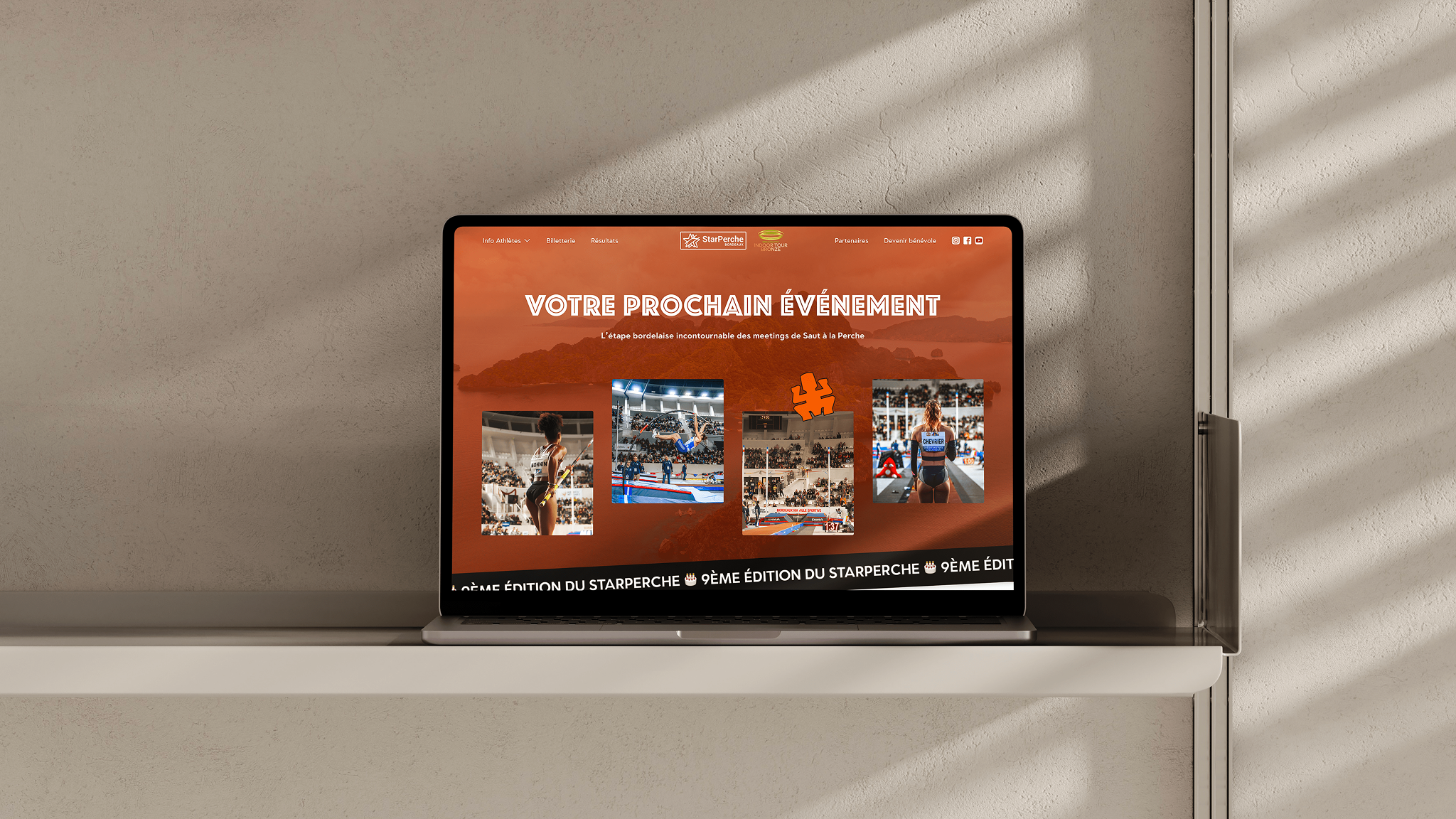 Mockup de la maquette du Starperche