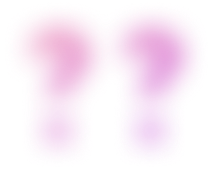 Question marks shape