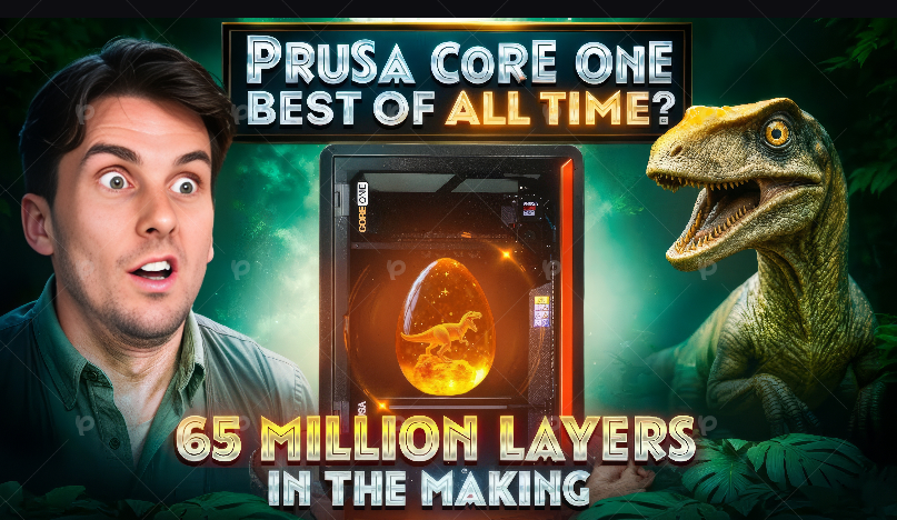Prusa Core One: 65 Million Layers in the Making‍