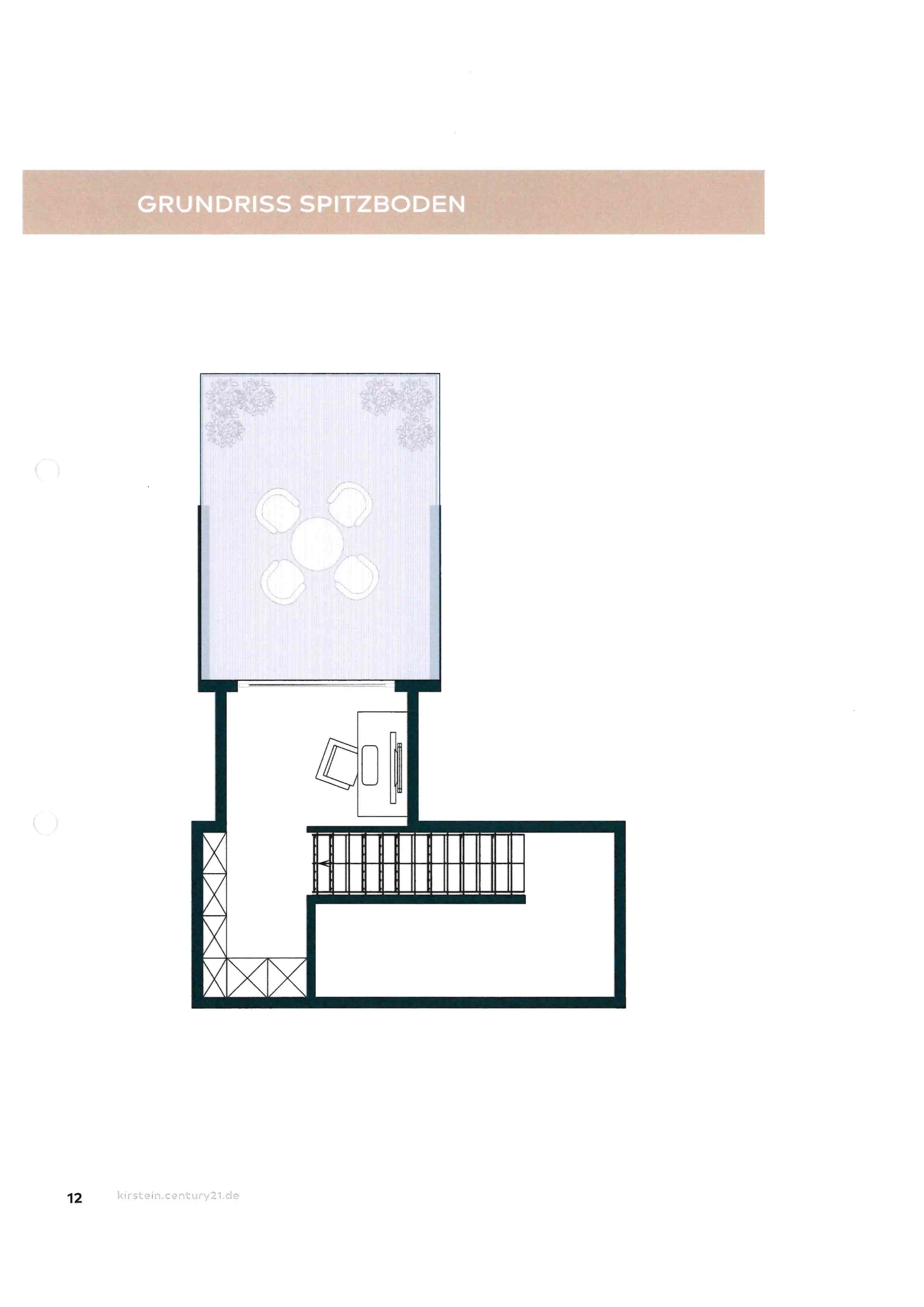 Grundriss Giebelgeschoss