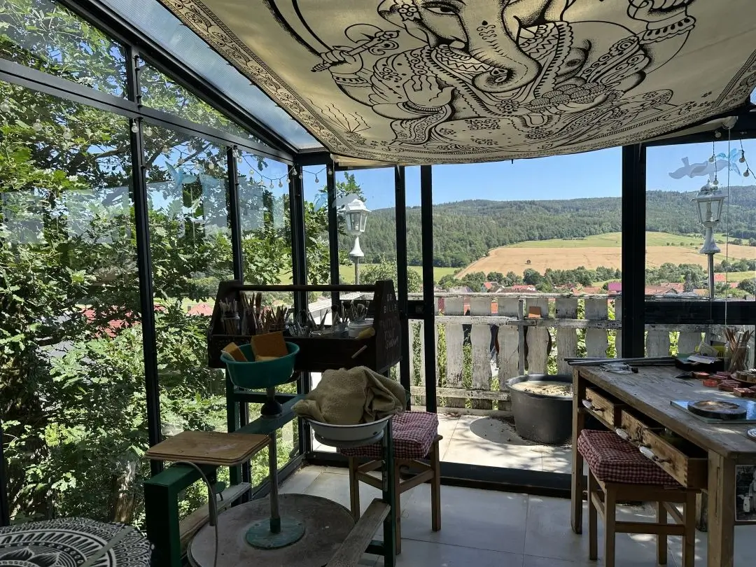 Waldbaden im eigenen Nest - kleiner Bungalow mit Fernsicht