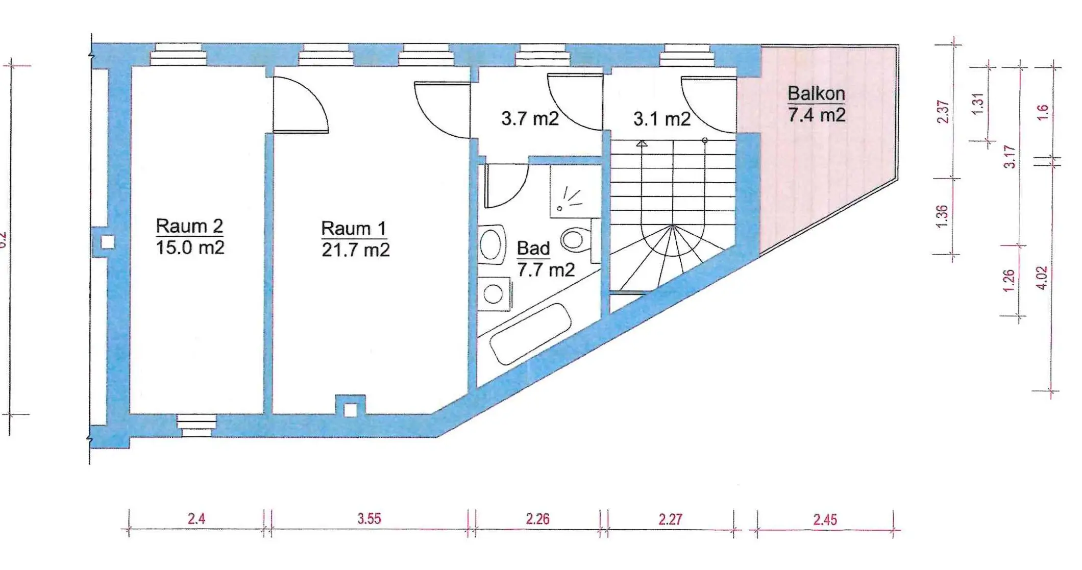 Gera, Ziegelberg 4 - HH 2. Etage