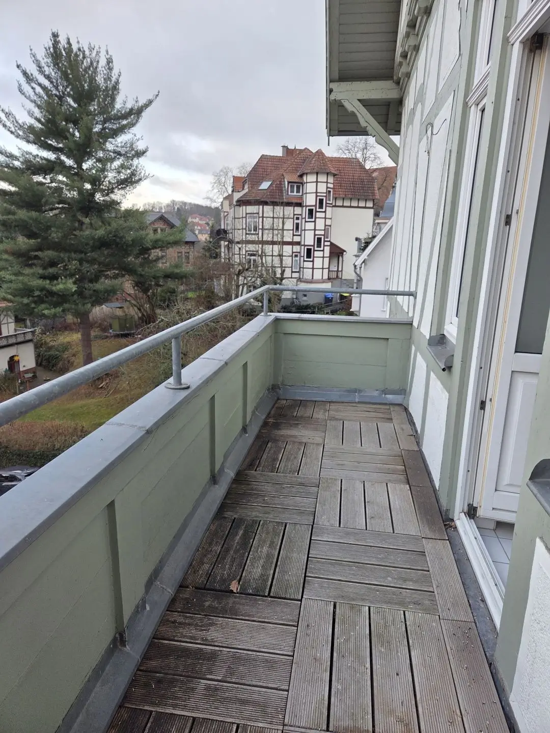 Balkon an der Küche