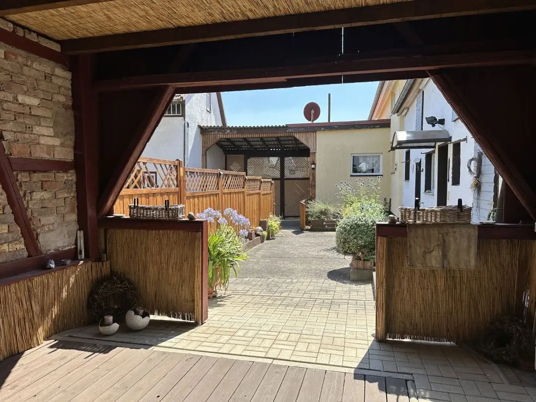Überdachte Terrasse