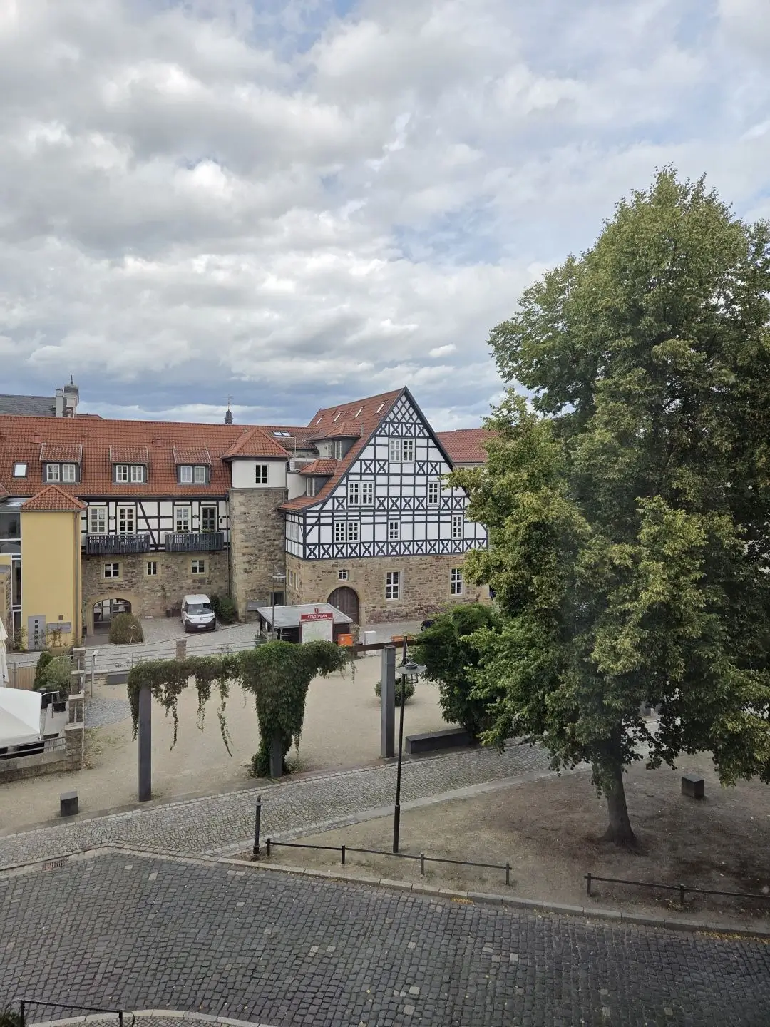Ausblick vom Schlafzimmer