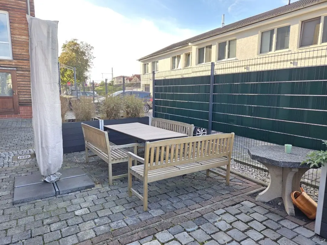 Sitzecke im Hof