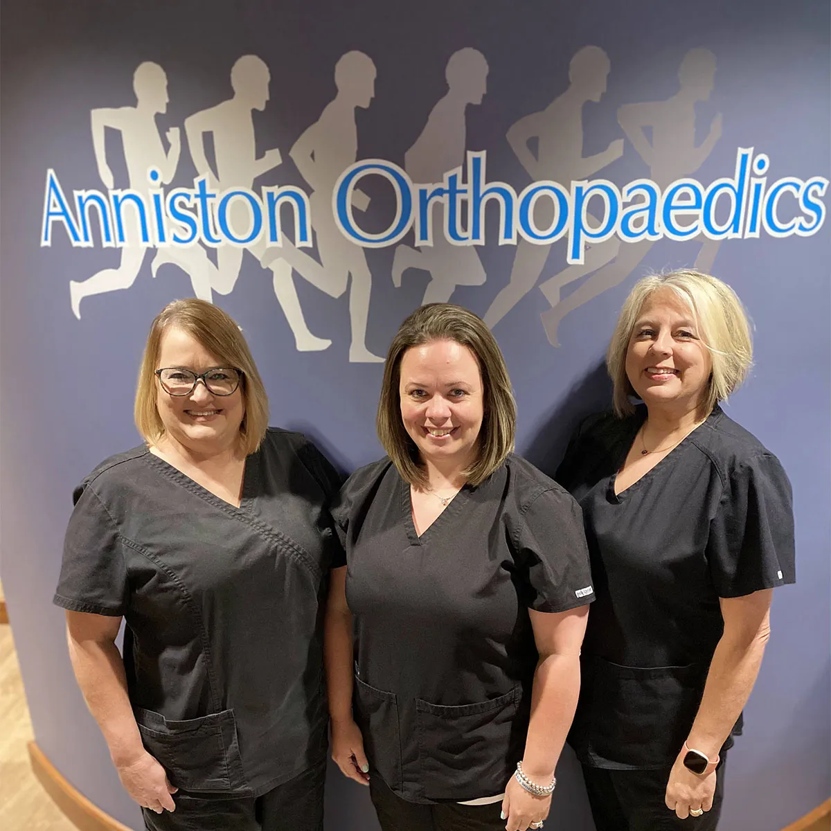 A picture of the AOA office staff.