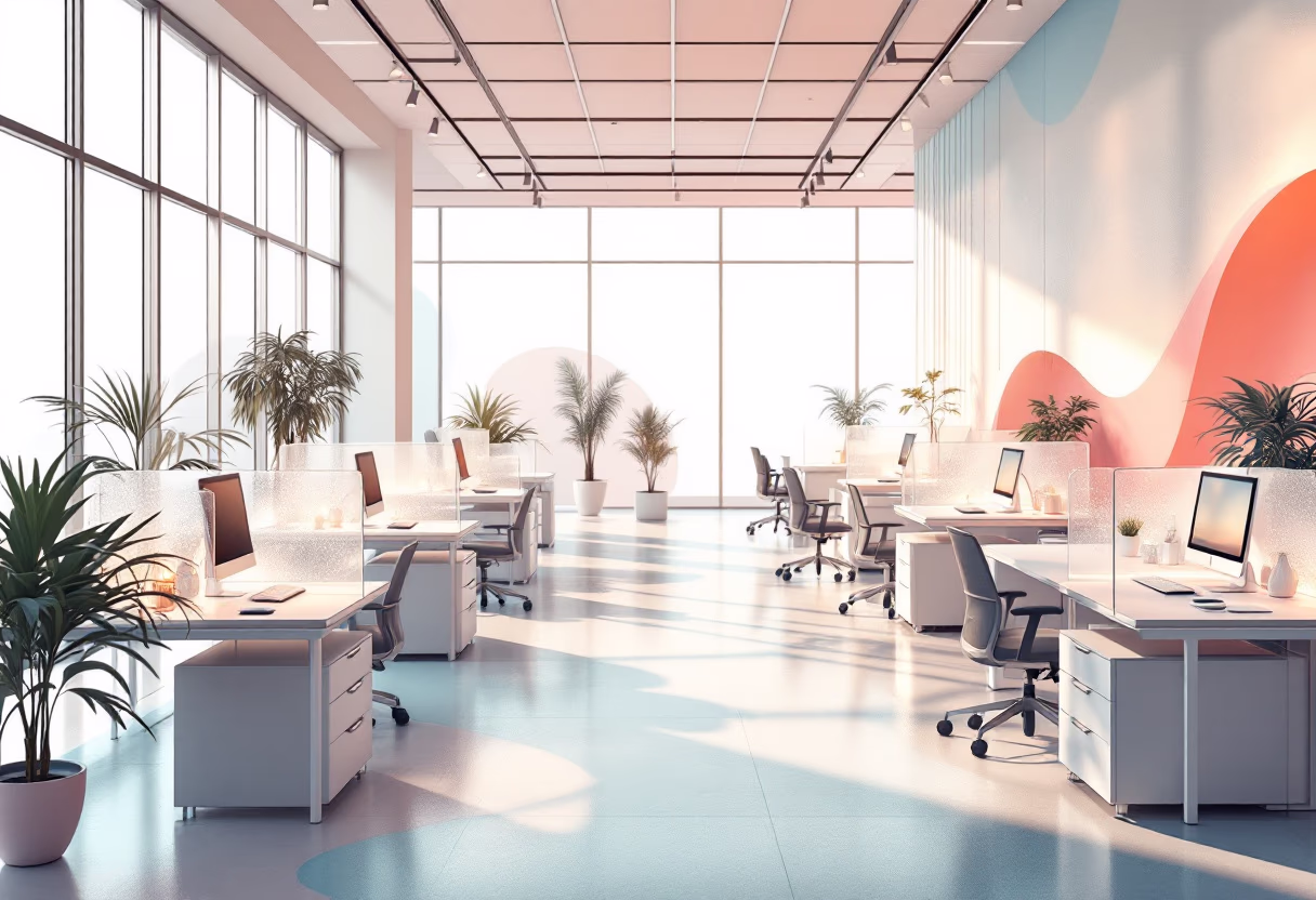background image of office environment (for a financial advisor)