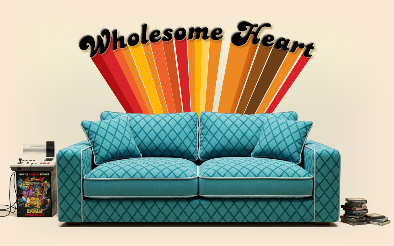 Brand banner for the Wholesome Heart web page.