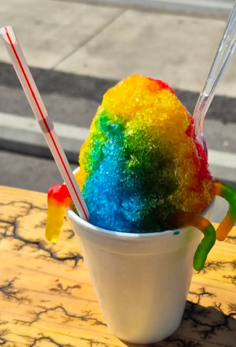 a snowcone