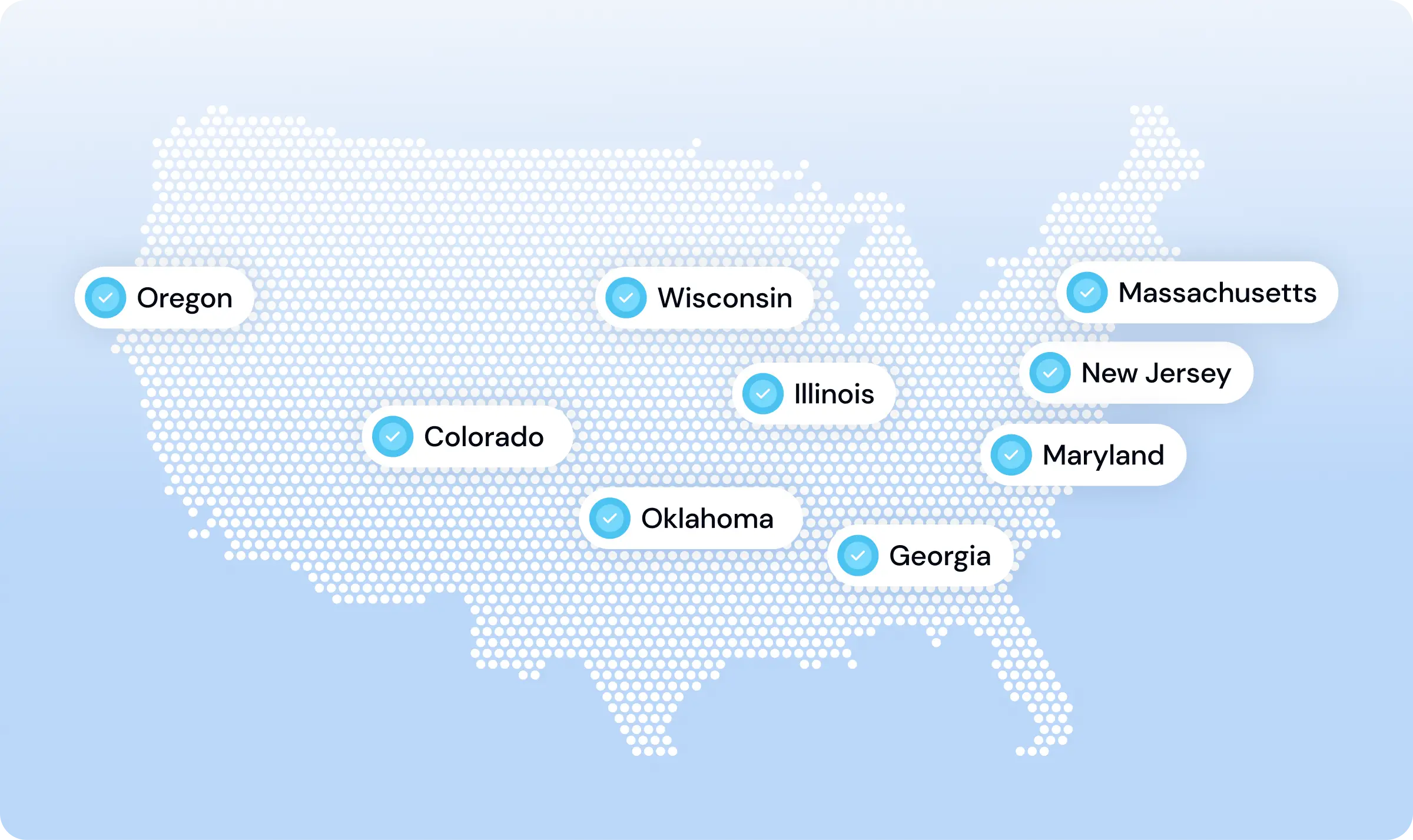 Map of cities that accept eFiling