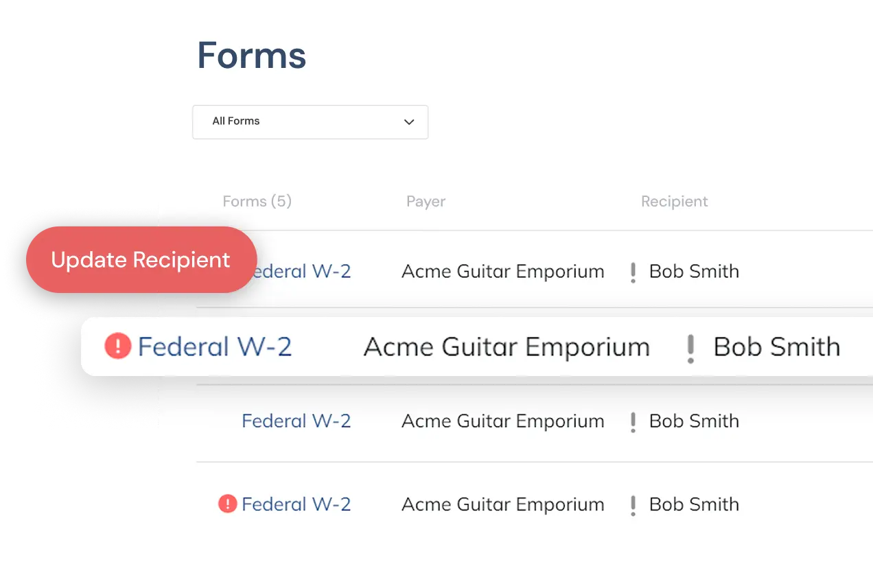 Adams Tax Forms Helper Validation Services