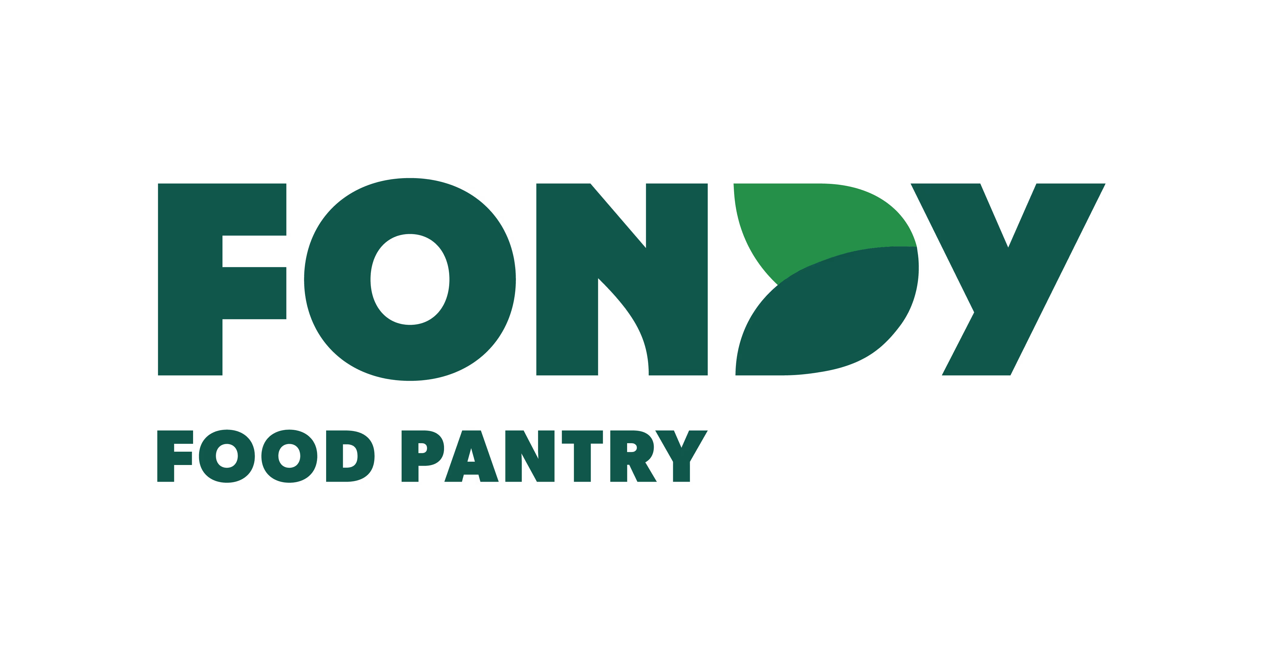 Fondy Food Pantry green full color stacked logo