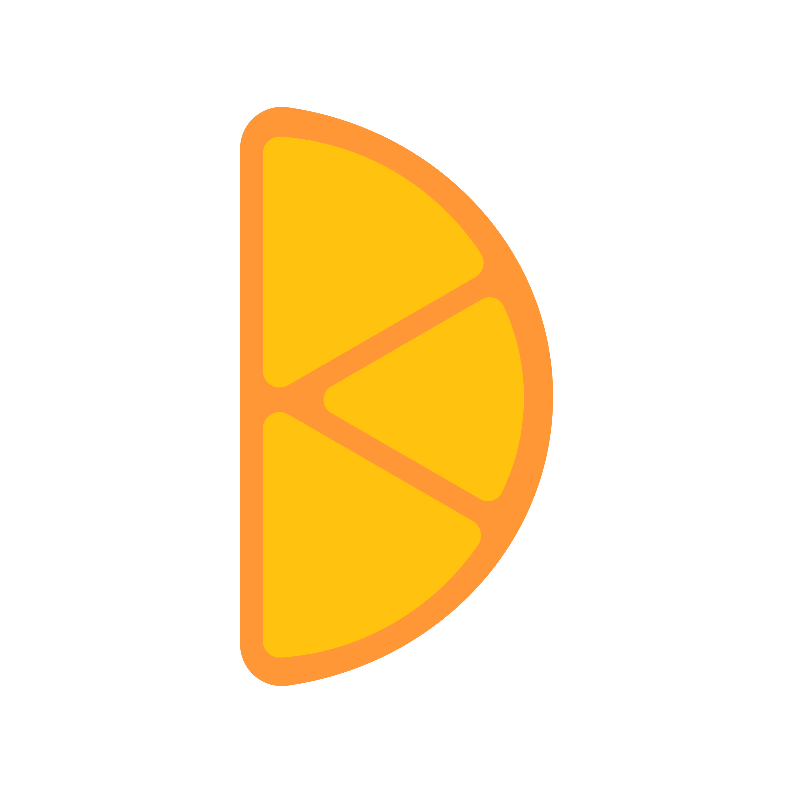 Fondy Food Pantry orange slice illustration