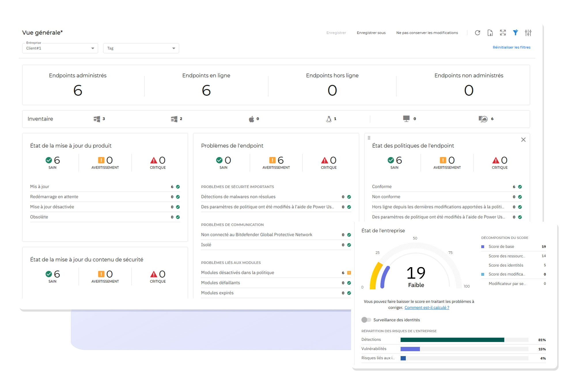 Protection des terminaux clients avec Bitdefender via RG System Suite