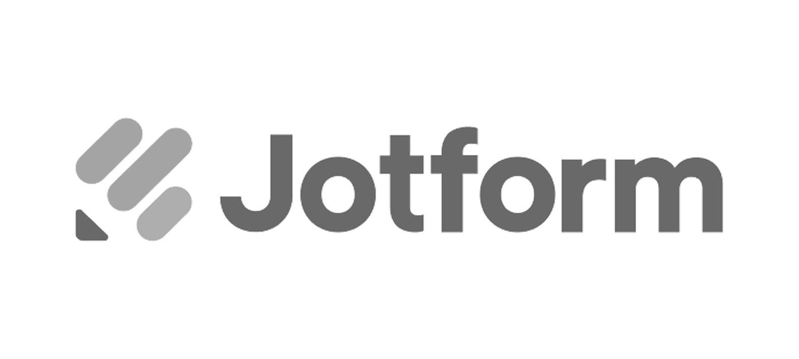Jotform grey logo text with log mark