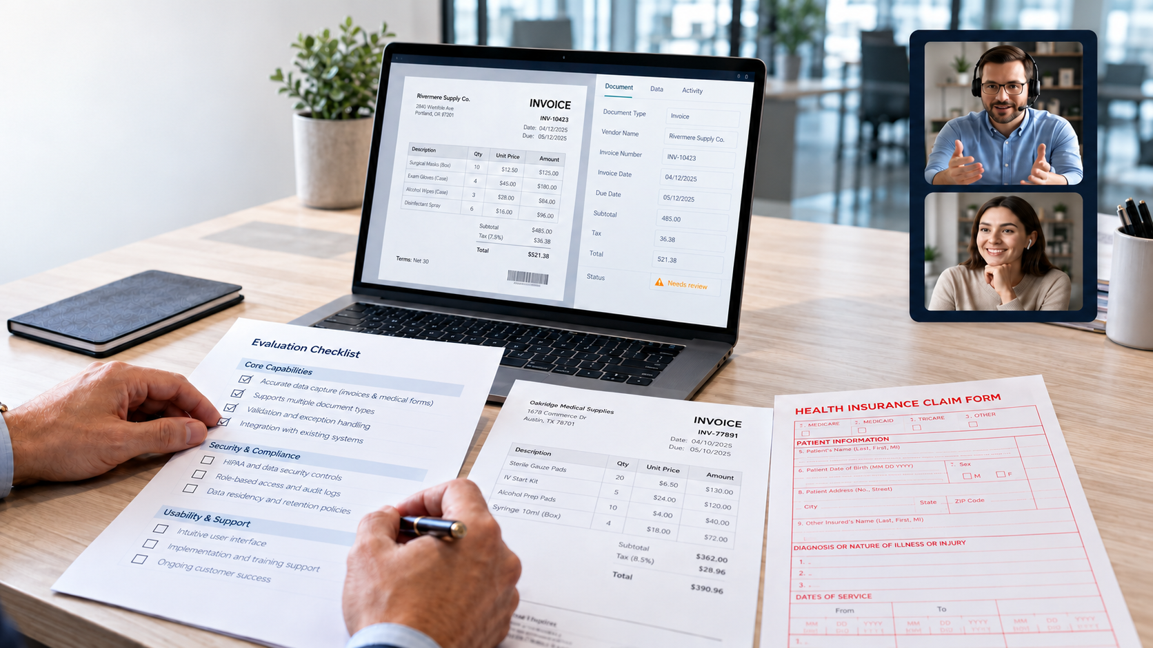 Buyer's Checklist: Choosing an Invoice or Medical Forms Automation Solution