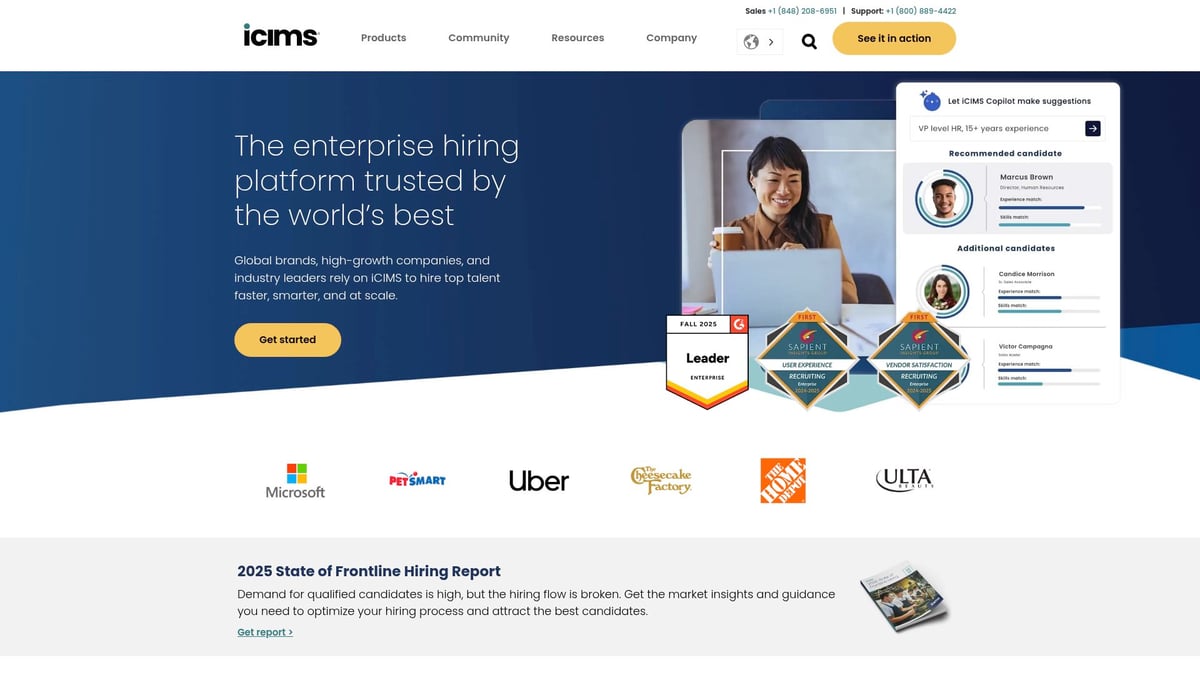 9 Essential Applicant Tracking System ATS Software Picks 2025 - iCIMS Talent Cloud
