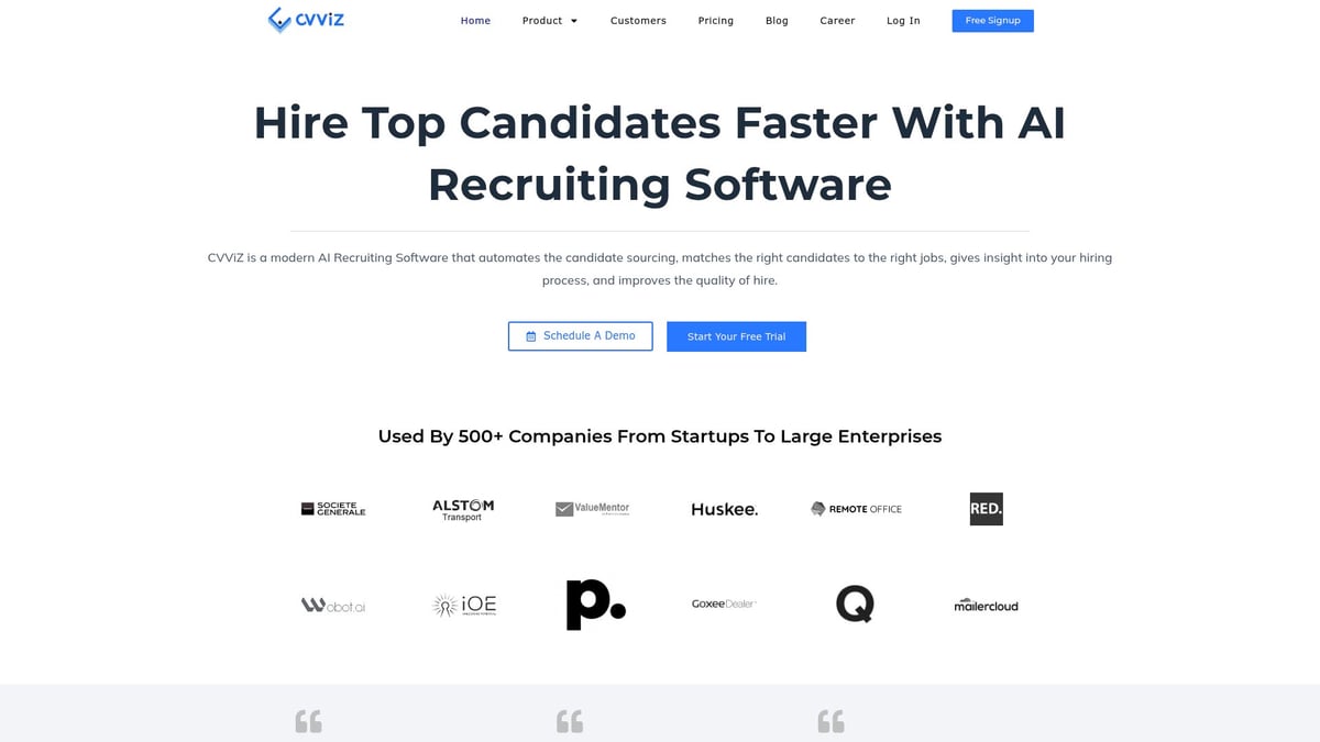 9 Essential CV Screening Software Picks for 2025 Success - CVViZ
