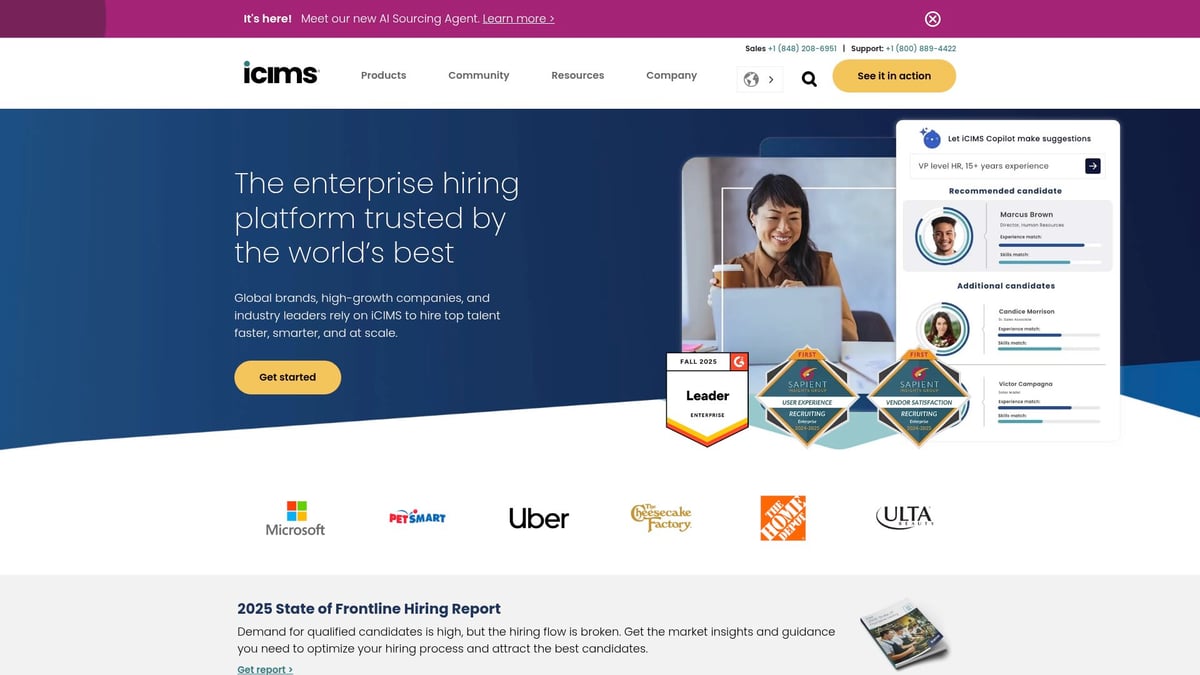 9 Essential Top Recruiting Software Picks for 2025 Success - iCIMS Talent Cloud