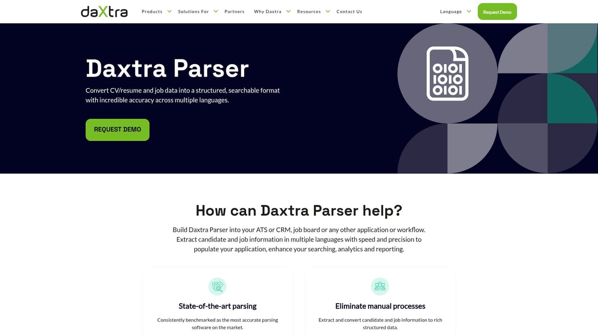 Top 10 Resume Screening Software Solutions for 2025 - Daxtra Technologies