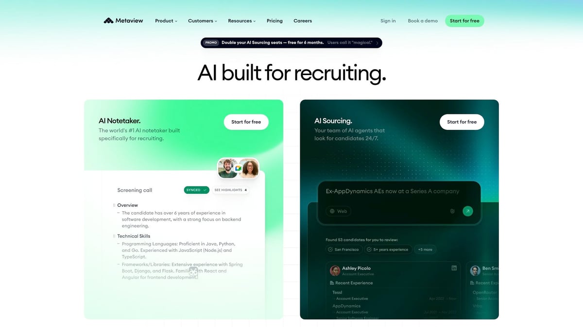 12 Must-Try HR AI Tools Transforming Work in 2025 - Metaview.ai