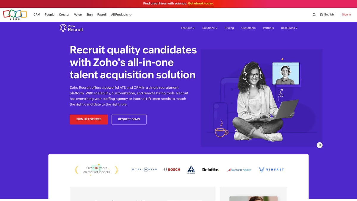9 Essential Free Hiring Software Picks for 2026 Success - Zoho Recruit