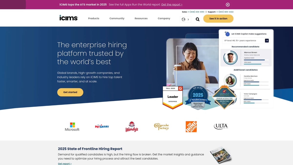 9 Essential Automated Hiring Tools Transforming Recruitment 2026 - iCIMS Talent Cloud